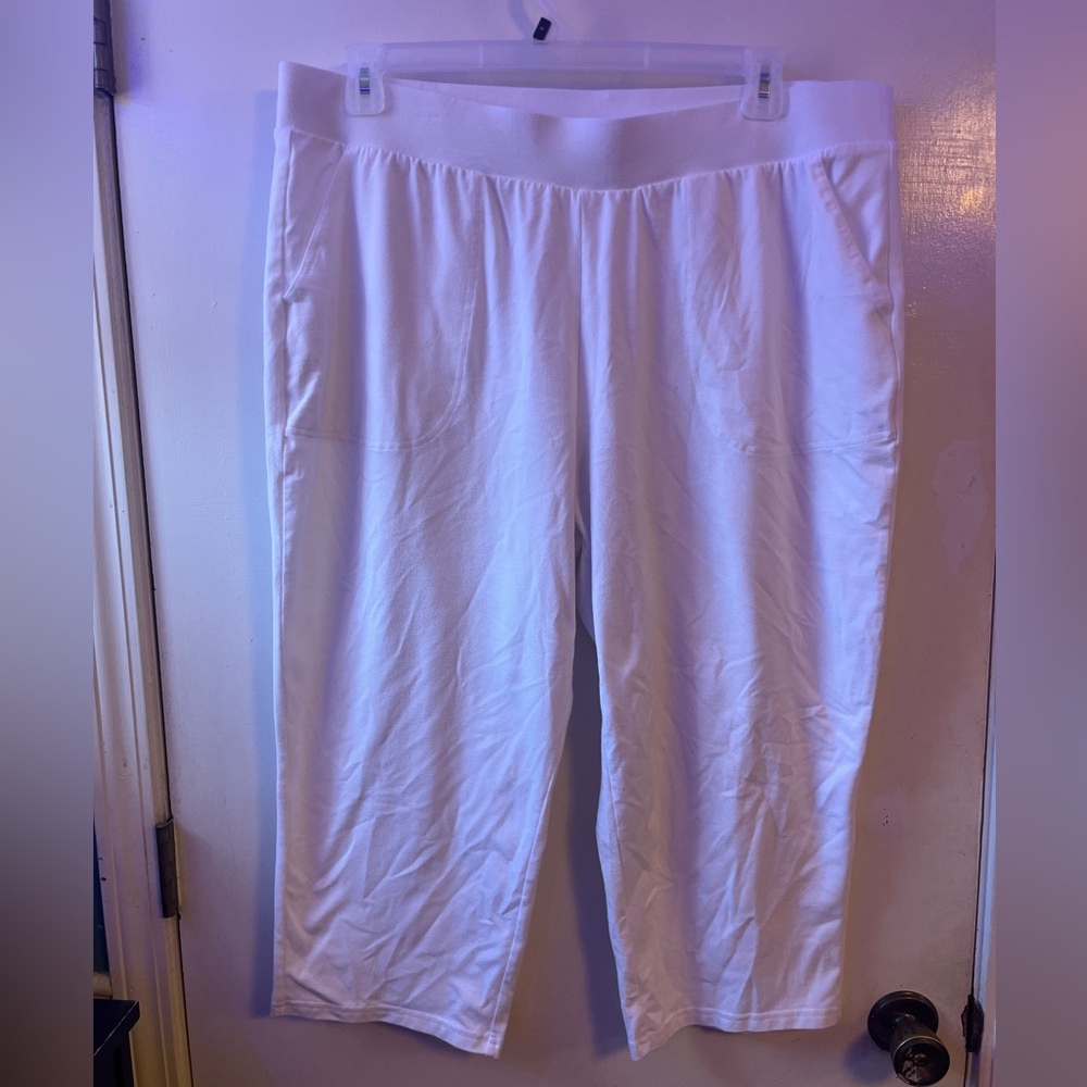 Croft & Barrow Soft White Pants (XL) 🤍